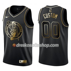 Muški NBA Dres Boston Celtics Personalizirani Nike Crna Golden Edition Swingman